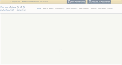 Desktop Screenshot of karimmalek.com